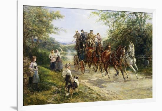 The London Coach-Heywood Hardy-Framed Giclee Print