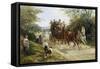 The London Coach-Heywood Hardy-Framed Stretched Canvas