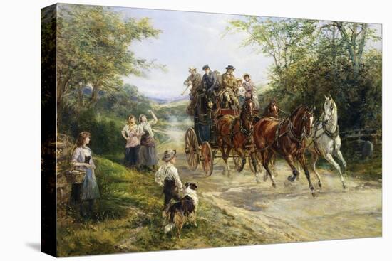 The London Coach-Heywood Hardy-Stretched Canvas