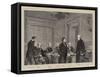 The London Conference at the Foreign Office-null-Framed Stretched Canvas