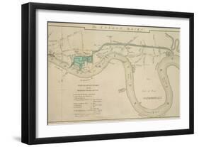 The London Docks-null-Framed Giclee Print