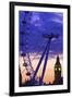 The London Eye and Big Ben, London, England, United Kingdom, Europe-Neil Farrin-Framed Photographic Print