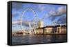 The London Eye, London-Peter Thompson-Framed Stretched Canvas