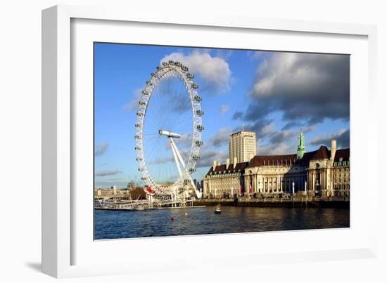 The London Eye, London-Peter Thompson-Framed Photographic Print