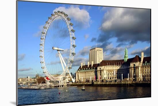 The London Eye, London-Peter Thompson-Mounted Photographic Print