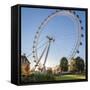 The London Eye on a Bright Sunny Day, London, England, United Kingdom, Europe-Charlie Harding-Framed Stretched Canvas