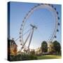 The London Eye on a Bright Sunny Day, London, England, United Kingdom, Europe-Charlie Harding-Stretched Canvas