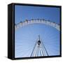 The London Eye on a Bright Sunny Day, London, England, United Kingdom, Europe-Charlie Harding-Framed Stretched Canvas