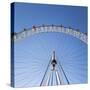 The London Eye on a Bright Sunny Day, London, England, United Kingdom, Europe-Charlie Harding-Stretched Canvas