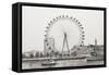 The London Eye-Vincent Booth-Framed Stretched Canvas