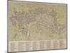 The London Guide, or Pocket Plan of the Cities of London and Westminster, and Southwark, 1767-null-Mounted Giclee Print