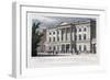 The London Institution, Finsbury Circus, London, 1827-William Deeble-Framed Giclee Print