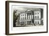 The London Institution, Finsbury Circus, London, 1827-William Deeble-Framed Giclee Print