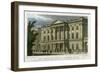 The London Institution, Finsbury Circus, London, C1827-William Deeble-Framed Giclee Print