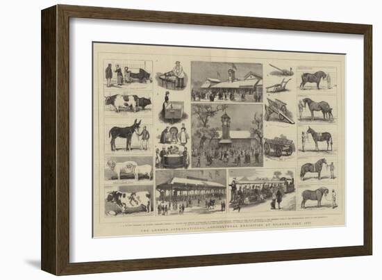 The London International Agricultural Exhibition at Kilburn, July 1879-Alfred Chantrey Corbould-Framed Giclee Print