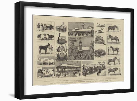 The London International Agricultural Exhibition at Kilburn, July 1879-Alfred Chantrey Corbould-Framed Giclee Print