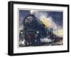 The London Midland and Scottish Railway's "Down Special" Mail Train-null-Framed Art Print