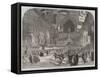 The London Rifle Brigade Ball at Guildhall-null-Framed Stretched Canvas