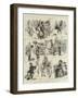 The London Samaritan Society's Distribution of Boots and Clothing to Poor Children-Amedee Forestier-Framed Giclee Print