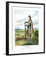 The London Scottish, C1890-Geoffrey Douglas Giles-Framed Giclee Print