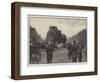 The London Season, in Hyde Park, Waiting for the Shahzada-George L. Seymour-Framed Giclee Print