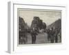 The London Season, in Hyde Park, Waiting for the Shahzada-George L. Seymour-Framed Giclee Print