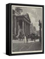 The London Season, St George's, Hanover Square-George L. Seymour-Framed Stretched Canvas