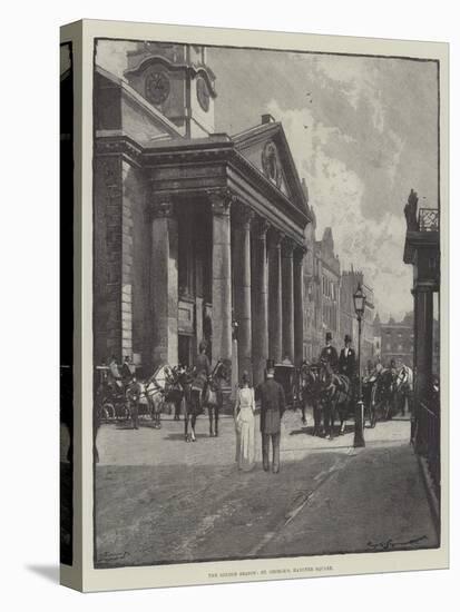 The London Season, St George's, Hanover Square-George L. Seymour-Stretched Canvas