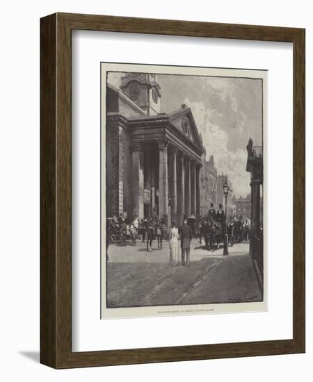 The London Season, St George's, Hanover Square-George L. Seymour-Framed Giclee Print