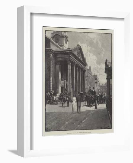 The London Season, St George's, Hanover Square-George L. Seymour-Framed Giclee Print