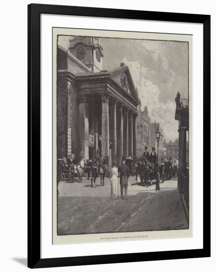 The London Season, St George's, Hanover Square-George L. Seymour-Framed Giclee Print