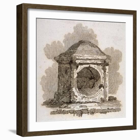 The London Stone, Cannon Street, City of London, 1806-William Bernard Cooke-Framed Giclee Print