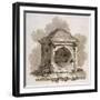 The London Stone, Cannon Street, City of London, 1806-William Bernard Cooke-Framed Giclee Print