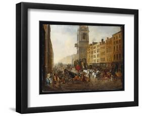 The London-To-Brighton Coach at Cheapside, 18th July 1831-James Pollard-Framed Giclee Print