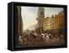 The London-To-Brighton Coach at Cheapside, 18th July 1831-James Pollard-Framed Stretched Canvas