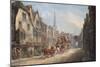 The London to Exeter Royal Mail Passing Through Salisbury, 1895-J.C. Maggs-Mounted Giclee Print