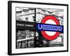 The London Underground Sign - Public Subway - UK - England - United Kingdom - Europe-Philippe Hugonnard-Framed Photographic Print