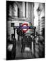 The London Underground Sign - Public Subway - UK - England - United Kingdom - Europe-Philippe Hugonnard-Mounted Photographic Print