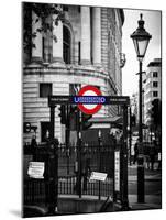 The London Underground Sign - Public Subway - UK - England - United Kingdom - Europe-Philippe Hugonnard-Mounted Photographic Print