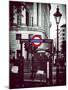 The London Underground Sign - Public Subway - UK - England - United Kingdom - Europe-Philippe Hugonnard-Mounted Photographic Print