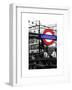 The London Underground Sign - Public Subway - UK - England - United Kingdom - Europe-Philippe Hugonnard-Framed Art Print