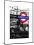 The London Underground Sign - Public Subway - UK - England - United Kingdom - Europe-Philippe Hugonnard-Mounted Art Print