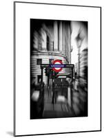 The London Underground Sign - Public Subway - UK - England - United Kingdom - Europe-Philippe Hugonnard-Mounted Art Print