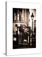 The London Underground Sign - Public Subway - UK - England - United Kingdom - Europe-Philippe Hugonnard-Stretched Canvas