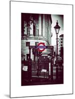 The London Underground Sign - Public Subway - UK - England - United Kingdom - Europe-Philippe Hugonnard-Mounted Art Print