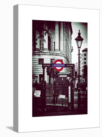 The London Underground Sign - Public Subway - UK - England - United Kingdom - Europe-Philippe Hugonnard-Stretched Canvas