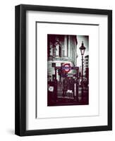 The London Underground Sign - Public Subway - UK - England - United Kingdom - Europe-Philippe Hugonnard-Framed Art Print