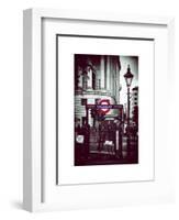 The London Underground Sign - Public Subway - UK - England - United Kingdom - Europe-Philippe Hugonnard-Framed Art Print