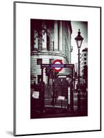 The London Underground Sign - Public Subway - UK - England - United Kingdom - Europe-Philippe Hugonnard-Mounted Art Print