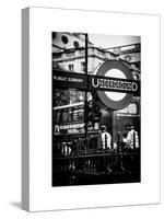 The London Underground Sign - Public Subway - UK - England - United Kingdom - Europe-Philippe Hugonnard-Stretched Canvas